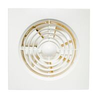 HPM Slimline Exhaust Fan with Auto Shutters 150mm White