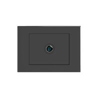HPM VIVO 1 Gang 3GHz F-type TV Socket Dark Grey