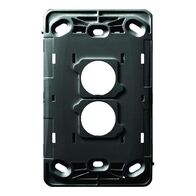 HPM VIVO 2 Gang Switch Grid Dark Grey