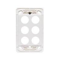 HPM VIVO 6 Gang Switch Grid White
