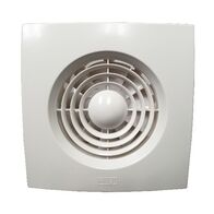 HPM Slimline 100mm Wall Exhaust Fan with Timer White