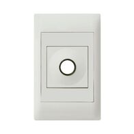 Excel Life - Common plate - Electronic device no touch switch 1 gang 4A 240V a.c. white