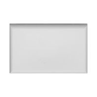 Excel - Switch coverplate blank gloss white