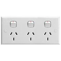 HPM Standard 10A Triple Powerpoint White