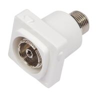 HPM Female to PAL F Connector Socket White