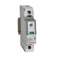 Surge protection device of sub distribution boards T2 - Imax: 20kA/pole Up:2.1kv Uc: 440V a.c. 1P without remote status monitoring - 1 module