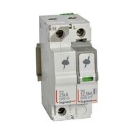 Surge protection device of main distribution boards T1+T2 - Imax: 60kA/pole Up: 1.5kv Uc: 320V a.c. 1P+N with remote status monitoring - 2 module