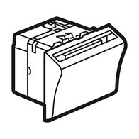 Arteor hotel equipment - BUS/SCS - Mechanical keycard switch - 2 modules - magnesium