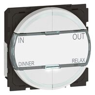 KNX control mechanism Arteor - 4 pushbuttons - 4 actuation points - round version - white