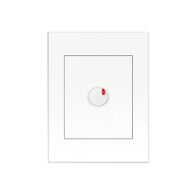 HPM VIVO 350VA 3 Wire Push Button Cover Plate Grey