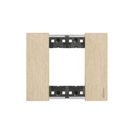 Bticino Living Now 2 Module Coverplate Gold