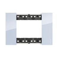 Bticino Living Now 3 Module Coverplate Sky