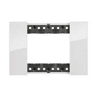 Bticino Living Now 3 Module Coverplate Ice