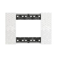 Bticino Living Now 3 Module Coverplate Pixel