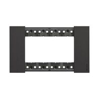 Bticino Living Now 4 Module Coverplate Black