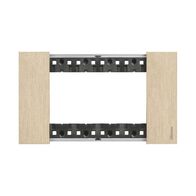 Bticino Living Now 4 Module Coverplate Gold