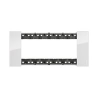 Bticino Living Now 6 Module Coverplate Ice