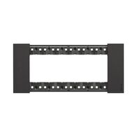 Bticino Living Now 6 Module Coverplate Black