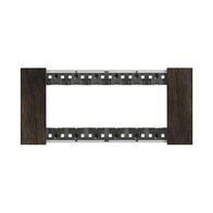 Bticino Living Now 6 Module Coverplate Walnut