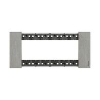 Bticino Living Now 6 Module Coverplate Steel