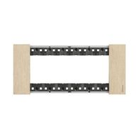 Bticino Living Now 6 Module Coverplate Gold