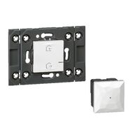 ARTEOR Gateway + Wireless Master Switch Mechanism - Horizontal 2 Module with Grid - White