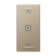 ARTEOR Smart Blind Switch Mechanism - 1 Module 3 Wire - Champagne