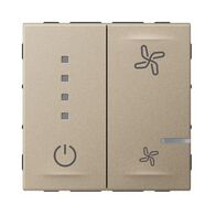 Arteor with Netatmo Smart 4 Speed 100VA Fan Controller Mechanism Champagne