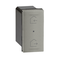 Arteor with Netatmo 1 Module Wireless Home-Away Master Clip-In Grid Switch Magnesium
