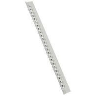 MEMOCAB - Markers for wiring black numbers on white background 2.5x2.5mm number 3 slide-in pack of 600