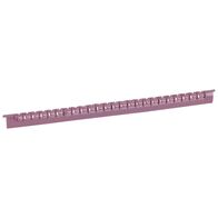 MEMOCAB - Markers for wiring numbers - colour code 2.5x2.5mm purple number 7 slide-in pack of 600