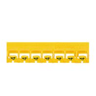 MEMOCAB - Markers for wiring numbers - colour code 2.5x2.5mm yellow number 4 slide-in pack of 600