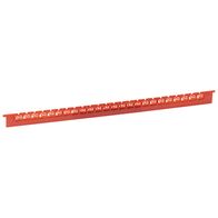 MEMOCAB - Markers for wiring numbers - colour code 2.5x2.5mm red number 2 slide-in pack of 600