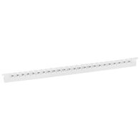 MEMOCAB - Markers for wiring black capital letters on white background 2.5x2.5mm letter A slide-in pack of 240