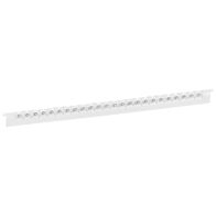 MEMOCAB - Markers for wiring black capital letters on white background 2.5x2.5mm letter G slide-in pack of 240