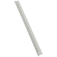 MEMOCAB - Markers for wiring black numbers on white background 2.5x2.5mm number 7 slide-in pack of 600