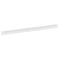 MEMOCAB - Markers for wiring black capital letters on white background 2.5x2.5mm letter F slide-in pack of 240