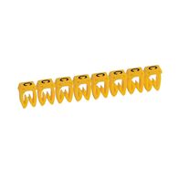 CAB3 - Markers for wiring 4 to 6mm² black letters on yellow background 4-6mm² letter C pack of 300