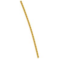 CAB3 - Markers for terminal blocks and wiring 0.15 to 0.5mm² black symbols on yellow background 0.15-0.5mm² symbol . pack of 300