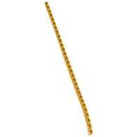 CAB3 - Markers for wiring 1.5 to 2.5 mm² black letters on yellow background 1.5-2.5mm² letter A pack of 300