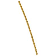 CAB3 - Markers for wiring 1.5 to 2.5 mm² black letters on yellow background 1.5-2.5mm² letter D pack of 300