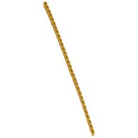 CAB3 - Markers for wiring 1.5 to 2.5 mm² black letters on yellow background 1.5-2.5mm² letter E pack of 300