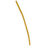 CAB3 - Markers for wiring 1.5 to 2.5 mm² black letters on yellow background 1.5-2.5mm² letter F pack of 300