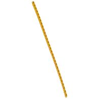 CAB3 - Markers for wiring 1.5 to 2.5 mm² black letters on yellow background 1.5-2.5mm² letter J pack of 300
