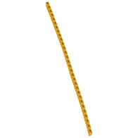 CAB3 - Markers for wiring 1.5 to 2.5 mm² black letters on yellow background 1.5-2.5mm² letter K pack of 300