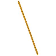 CAB3 - Markers for wiring 1.5 to 2.5 mm² black letters on yellow background 1.5-2.5mm² letter O pack of 300