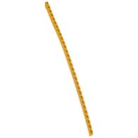 CAB3 - Markers for wiring 1.5 to 2.5 mm² black letters on yellow background 1.5-2.5mm² letter S pack of 300