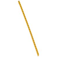CAB3 - Markers for wiring 1.5 to 2.5 mm² black letters on yellow background 1.5-2.5mm² letter U pack of 300