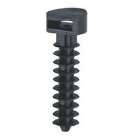 Colson 8mm Cable Tie Standard Plug Base Black