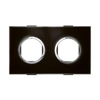 ARTEOR SCS Round 2 Module Horizontal Coverplate Mirror Black
